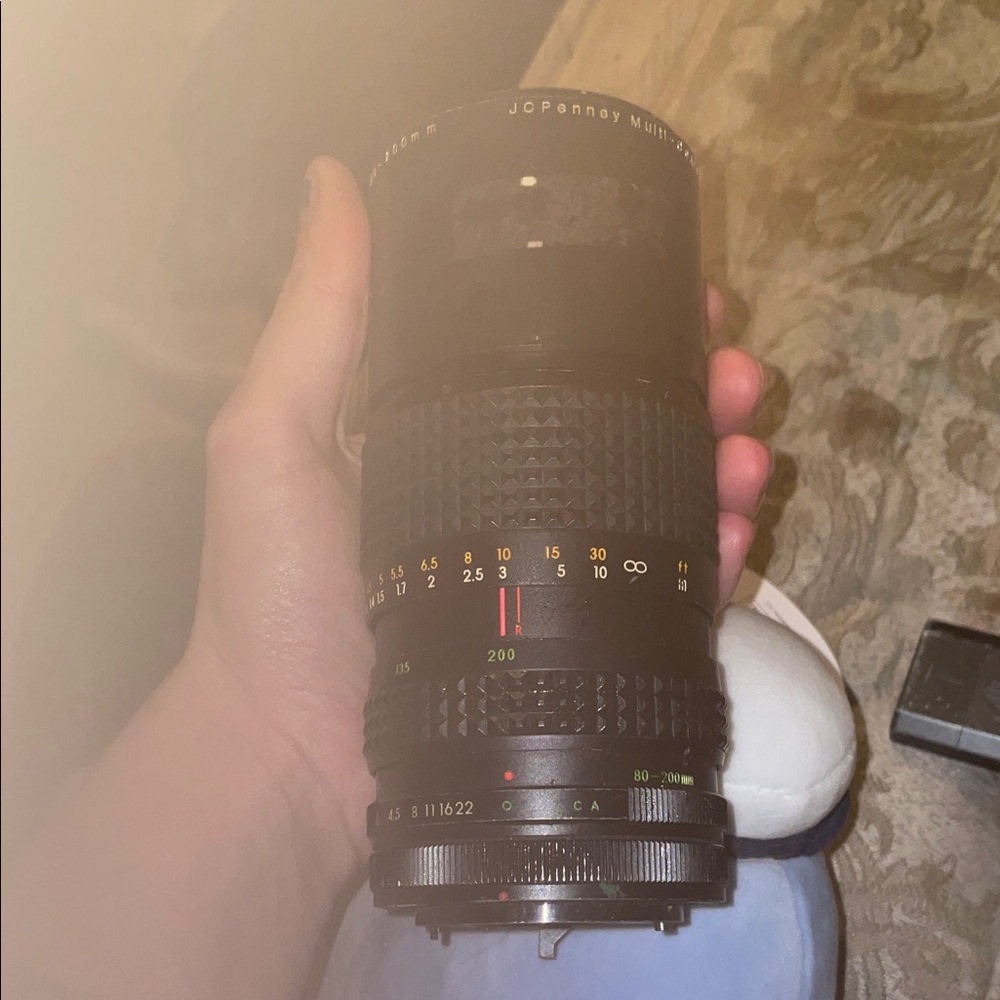 JCPenney Black Multi-Coated Zoom Lens